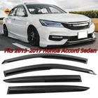 For 2013-2017 Honda Accord Sedan In-channel Smoke Window Vent Visor Rain Guard New. Price: $20.69.