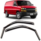 Sun Rain Visors Guards For 1996-2026 Chevy Express Van In-channel New. Price: $49.99.