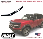 2021-2026 Ford Bronco Sport High Profile Hood Bug Shield Protector Husky Liners New. Price: $134.05.