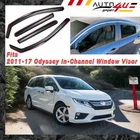 For Honda Odyssey 2011-17 In-channel Window Visors Vent Sun Rain Guard Deflector New. Price: $48.99.