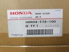 Genuine Oem Honda 08R04-T7S-100 Door Visor Deflector 4PC Set 2016-2022 Hr-v New. Price: $171.85.