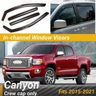 Fits Gmc Canyon 2015-2022 In-channel Vent Window Visors Rain Guard Deflector New. Price: $45.99.