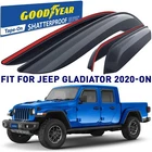Side Window Deflectors Rain Guards For 2020-2026 Jeep Gladiator New. Price: $98.99.
