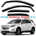 Rain Guards Vent Visors Shade For 2010-2017 Chevrolet Equinox Shatterproof New. Price: $62.99.