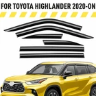 Rain Guards Vent Visors Shade For 2020-2026 Toyota Highlander New. Price: $57.74.