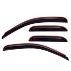 In-channel Window Visors Sun Rain Guards For 07-21 Toyota Tundra Crew Double Cab New. Price: $42.99.