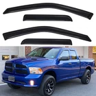Tape-on Rain Guard Window Visor For 2009-2024 Ram 1500 Classic Extended Quad Cab New. Price: $43.97.