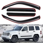 In-channel Window Vent Visors Rain Guards Deflectors For 2008-2013 Jeep Liberty New. Price: $43.98.