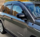 Avs Smoke Rain Guards Vent Visors 3M Tape-on For 2011-2016 Jeep Compass Suv New. Price: $79.99.