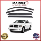 For Ram 1500 Crew Cab 2009-2018 Window Visor Rain Guard Deflectors New. Price: $31.90.