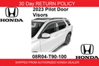 2023-2025 Genuine Oem Honda Pilot Black Door Visor Kit 08R04-T90-100 New. Price: $328.97.