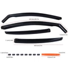 For 2013-2019 Nissan Sentra Shatterproof Rain Guards Vent Visors Shade New. Price: $54.00.