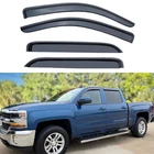 Tape On Rain Guards Window Visors For 2014-2018 Chevrolet(chevy) Silverado & ... New. Price: $47.03.