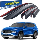 Sun Rain Visors Wind Guards For 2019-2023 Hyundai Santa Fe Shatterproof New. Price: $109.99.