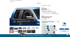 Window Deflectors; Front And Rear; Ford F-150 Supercab (04-14) Free Shipping ! New. Price: $35.00.