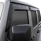 Jeep Gladiator 20-25 Window Visors Tape-on Formfit Textured Black Front & New. Price: $140.00.