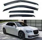 For 2011-2023 Chrysler 300 Window Visor Vent Shade Rain Guards Deflectors New. Price: $30.46.