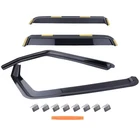4PCS Deflectors Window Vent Visors Rain Guard For Jeep Wrangler 2007-2018 New. Price: $56.78.