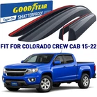 Rain Guards Vent Visors Shade For 15-22 Chevy Colorado Crew Cab Shatterproof New. Price: $104.99.