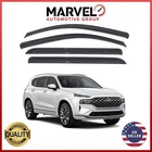 For Hyundai Santa Fe 2019-2023 Black Window Visor Rain Guard Deflectors New. Price: $31.90.