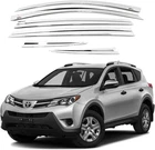 Autoclover Tape-on Rain Guards Window Visors 6 Pcs Set For Toyota RAV4 2013-2018 New. Price: $39.99.
