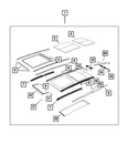 Genuine Mopar 2018-2023 Jeep Renegade Front Wind Deflector Cloth 68266526AA New. Price: $187.91.