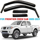 Side Window Deflectors Rain Guards For 2005-2021 Nissan Frontier Crew Cab New. Price: $59.39.