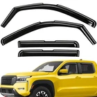 Sun Rain Visors Wind Guards For 2022-2026 Nissan Frontier Crew Cab New. Price: $58.99.