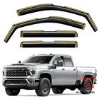 In-channel Window Rain Guards 2020-2026 Silverado/sierra 2500HD/3500HD Crew Cab New. Price: $74.75.