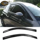 Fits 12-19 Fiat 500 Side Window Visors Sun Rain Vent Guard Shield New. Price: $26.88.