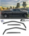 For 09-18 Ram 1500 2500 3500 Crew Cab Smoke Tinted Side Vents Window Rain Guards New. Price: $19.99.