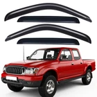 Tape-on Smoke Window Visor Rain Guard For 2001-2004 Toyota Tacoma Double Cab New. Price: $42.93.