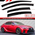 For 21-26 Lexus IS300 IS350 IS500 M Style Aero Window Visor Rain Guard Deflector New. Price: $32.99.