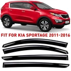 Rain Guards Vent Visors Shade For 11-16 Kia Sportage Shatterproof New. Price: $62.99.