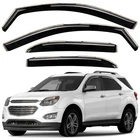 Sun Rain Visors Wind Guards For 2010-2017 Chevrolet Equinox Shatterproof New. Price: $59.99.