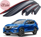 Shatterproof Window Deflectors For Nissan Rogue 2014-2020, Tape-on Rain Guards, New. Price: $174.70.