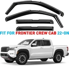 Rain Guards Vent Visors Shade For 2022-2026 Nissan Frontier Crew Cab New. Price: $62.99.