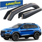 Rain Guards Vent Visors Shade For 2014-2023 Jeep Cherokee In-channel New. Price: $109.99.