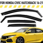 Rain Guards Vent Visors Shade For 2016-2021 Honda Civic Hatchback New. Price: $61.94.