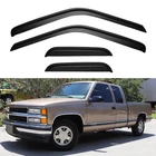 Window Visors Rain Guards For 1988-1999 Chevy/gmc C/k Extended Cab, Smoked New. Price: $50.09.