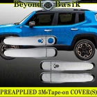 For 2015-2022 2023 Jeep Renegade Chrome Door Handle Covers With Smart Keyholes New. Price: $541.68.