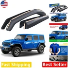Jeep Wrangler Jl Gladiator In-channel Window Deflectors 4PC Shatterproof New. Price: $188.99.