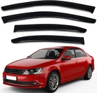 Tape-on Window Visor Rain Guard Deflectors For 2011-2018 Volkswagen Jetta New. Price: $39.99.