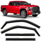 Sun Rain Visors Wind Guards For 2022-2026 Toyota Tundra Crewmax New. Price: $59.99.