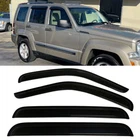 Fit 2008-2013 Jeep Liberty Window Visors Sun Vent Shade Rain Guard Smoked New. Price: $26.99.
