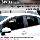 Wellvisors For Toyota Corolla Sedan 2020-2026 Window In-channel New. Price: $94.99.