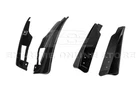 Eos Gloss Black Front / Rear Mud Flaps Rock Splash Guards For Mustang 24-UP New. Price: $189.98.