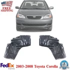 Engine Splash Shield Under Cover Left And Right Side For 2003-08 Toyota Corolla New. Price: $55.83.