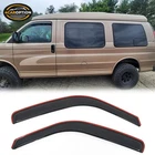 In-channel Window Visors Fits 96-24 Chevy Express Gmc Savana 1500 Rain Sun Guard New. Price: $39.99.