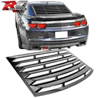Fits 10-15 Chevy Camaro Window Louver Rear Sun Shade Cover Carbon Fiber Print New. Price: $149.99.
